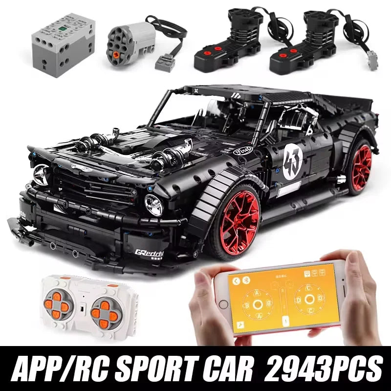 MOULD KING 13108 Technical APP Remote Control Car RTR V2 Racing Car Model Building Blocks MOC-22970 Bricks Kid Toy Birthday Gift