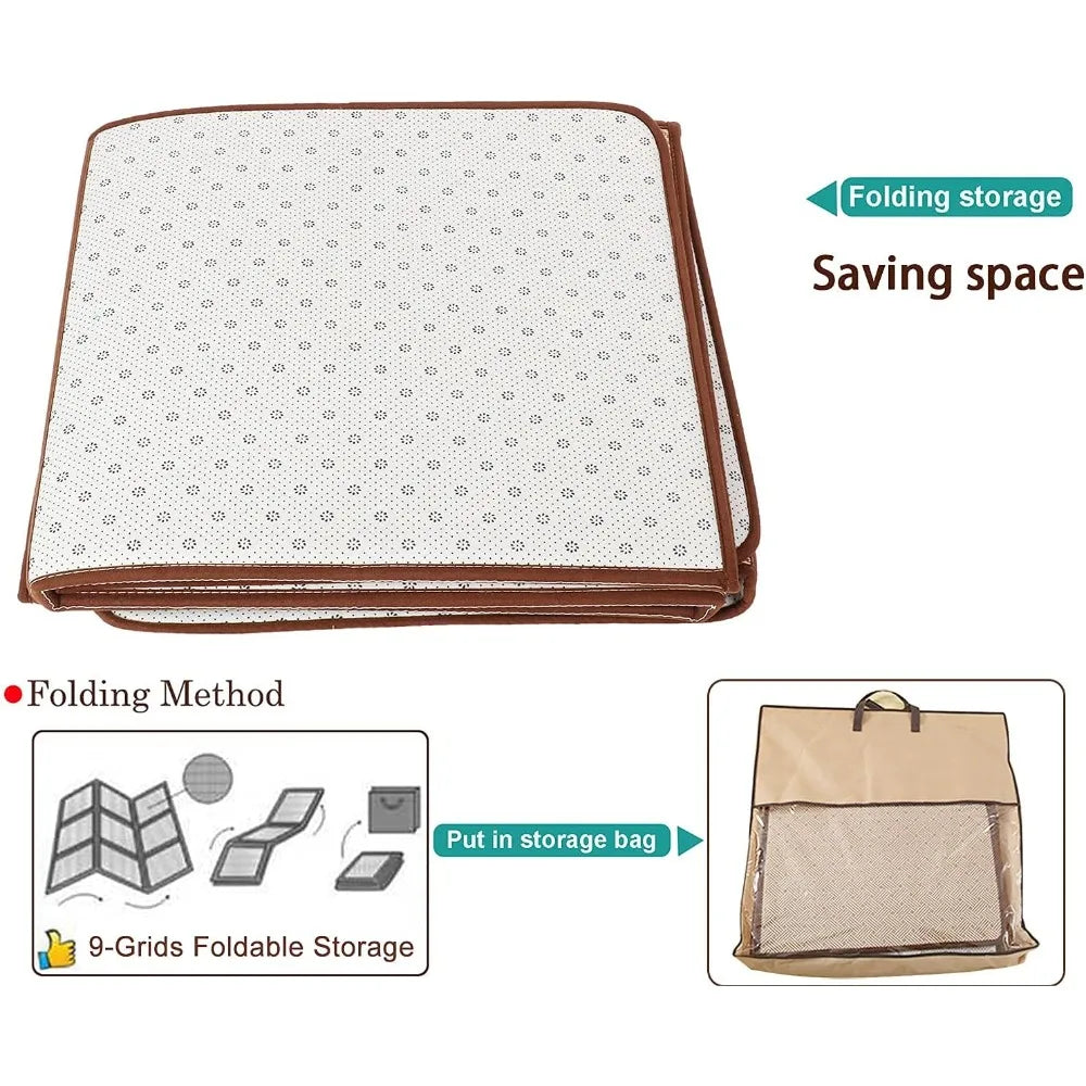 71'' x 71'' Japanese Rug Tatami Rug Mat 0.47'' Thick Japanese Floor Mattress Rattan Non-Slip Breathable Memory Foam Area Rug Be
