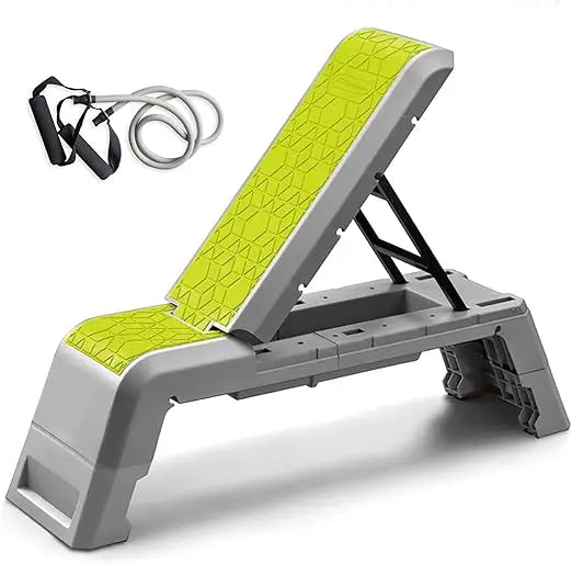 Multifunctional Aerobic Deck with Cord Workout Platform Adjustable Dumbbell Bench Weight Bench Professional Fitness Equipment f