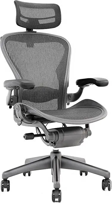 Open Box Aeron Fully Loaded, Adjustable Headrest, Aluminum
