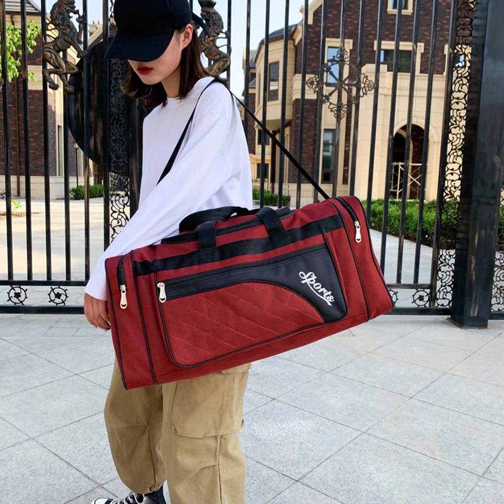 Oxford Dry Wet Separation Bags Waterproof Yoga Sports Backpack Multifunctional Wear-resistant Side Zippers for Outdoor Football