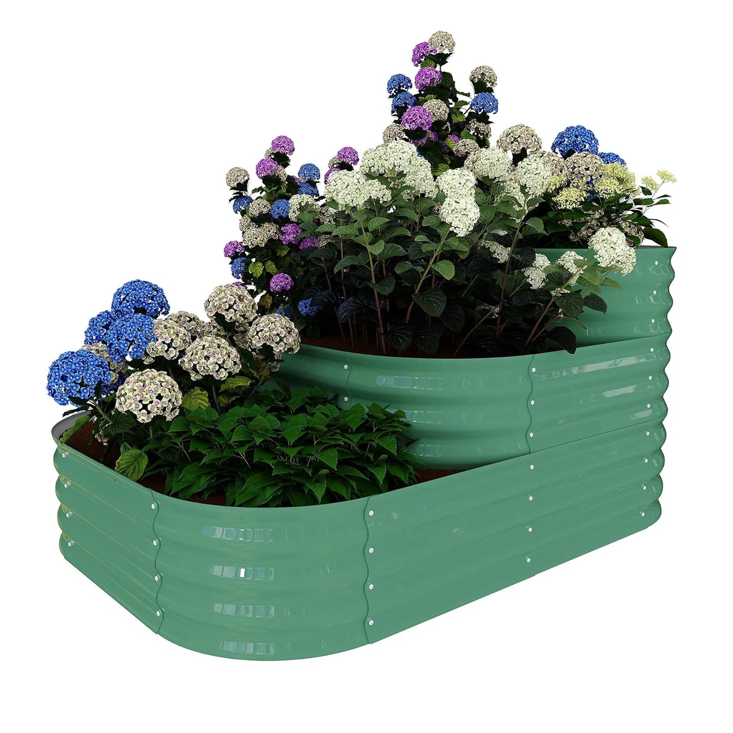 Raised Garden Bed, Outdoor Planter Bed, Metal Planter Box for Gardening and Planting,Metal Garden Bed for Vegetables