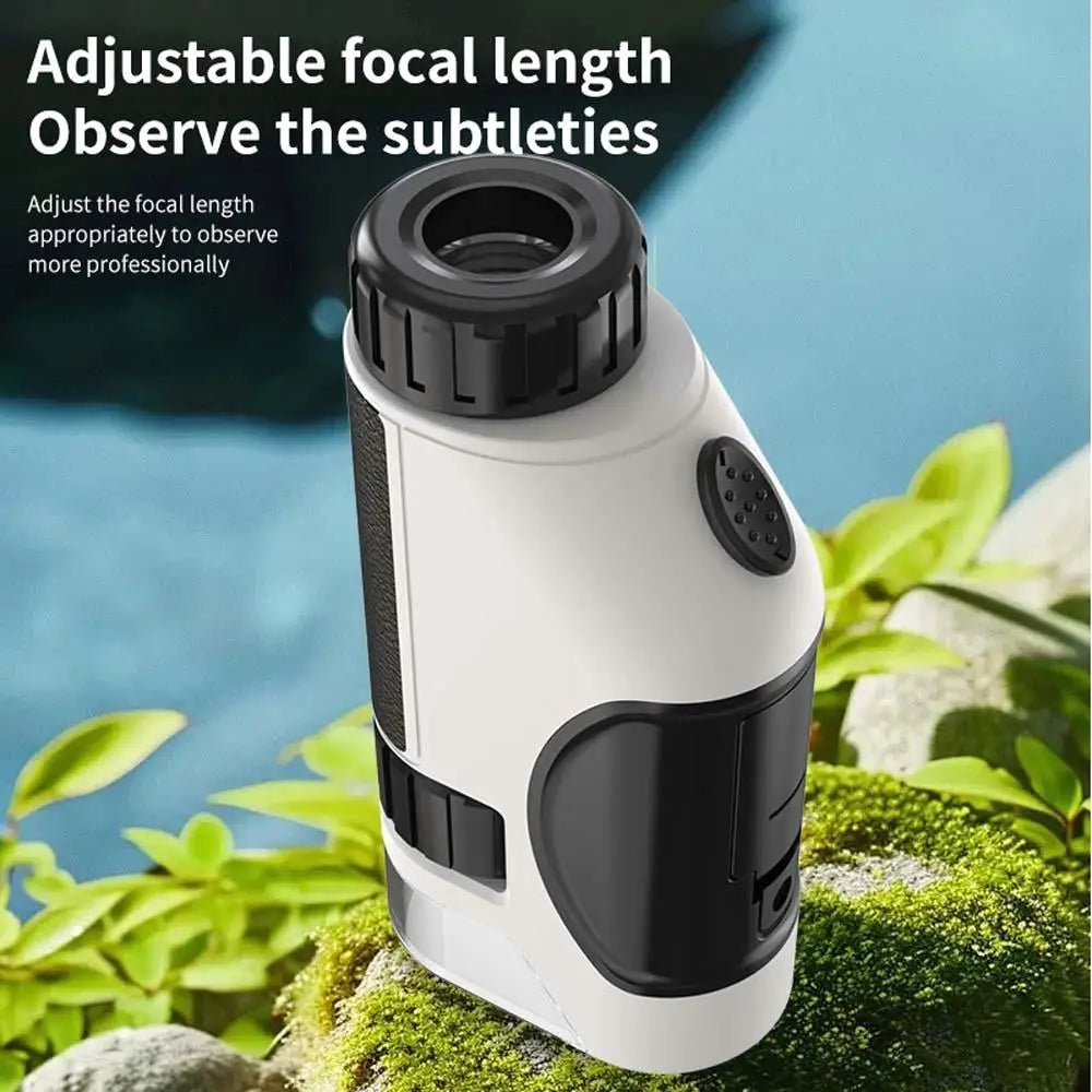 Kids Portable Mini Microscope 50X-300X - Handheld Science Discoveries for Young Explorers