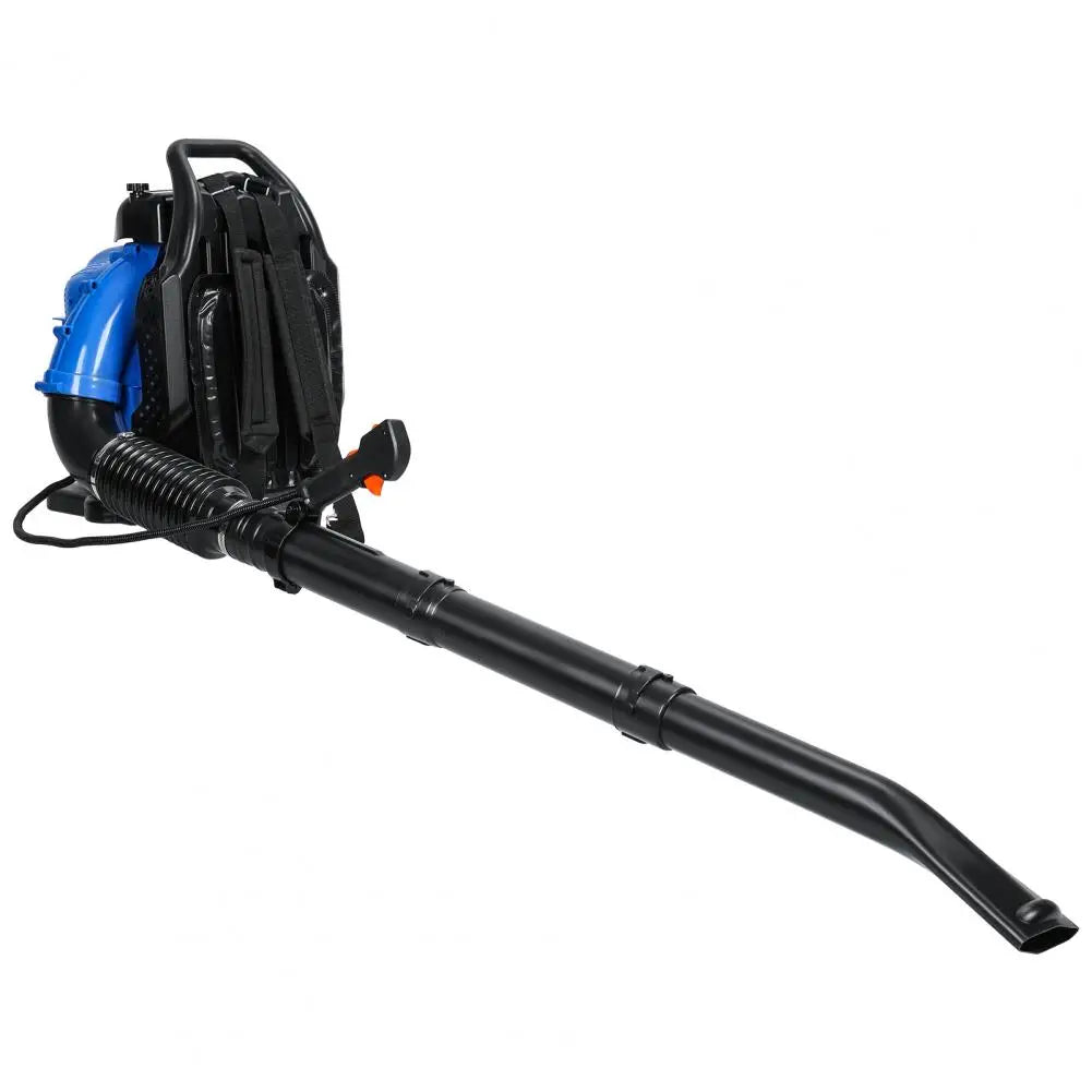 75.6CC Gas Powered Backpack Leaf Blower 750CFM 4-Stroke Snow Blowers Garden Power Tools for Lawn Care Yard Dust Debris
