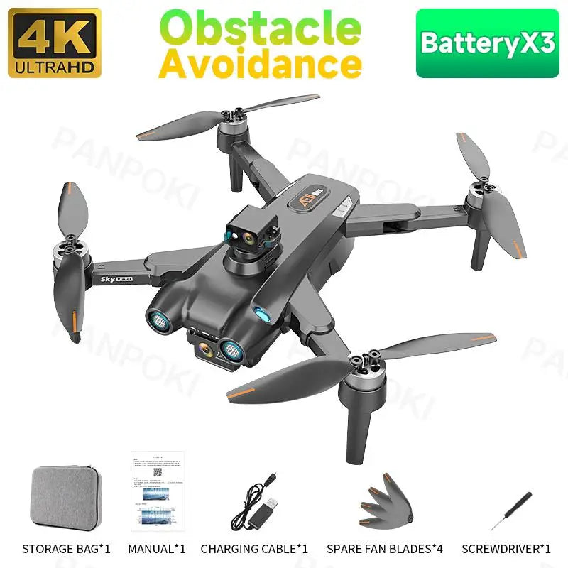 2025 New AE6 Max Drone 4k Profesional GPS 2KM Quadcopter with 5G Camera TransmissIion Wifi FPV drone helicoptero Toys for Boys