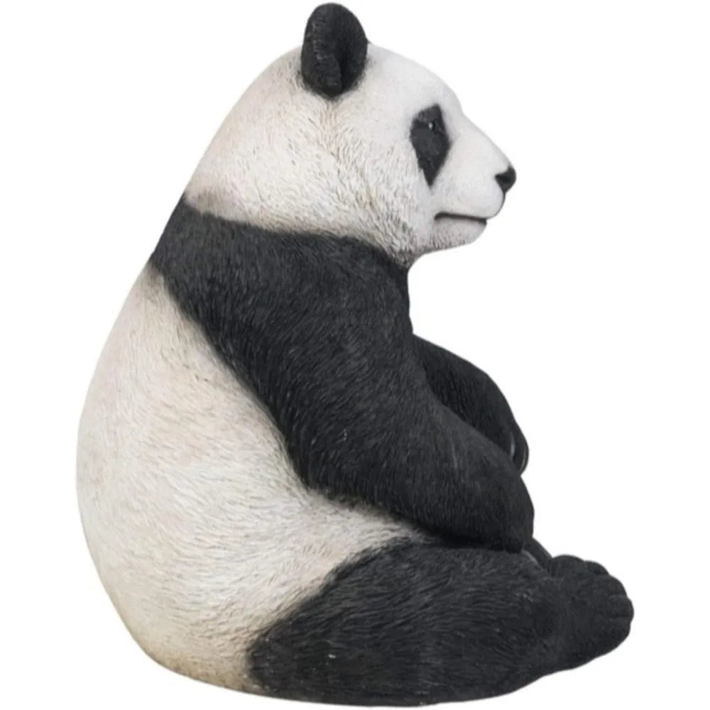 Large 18-inch Seated Panda Outdoor Statue
