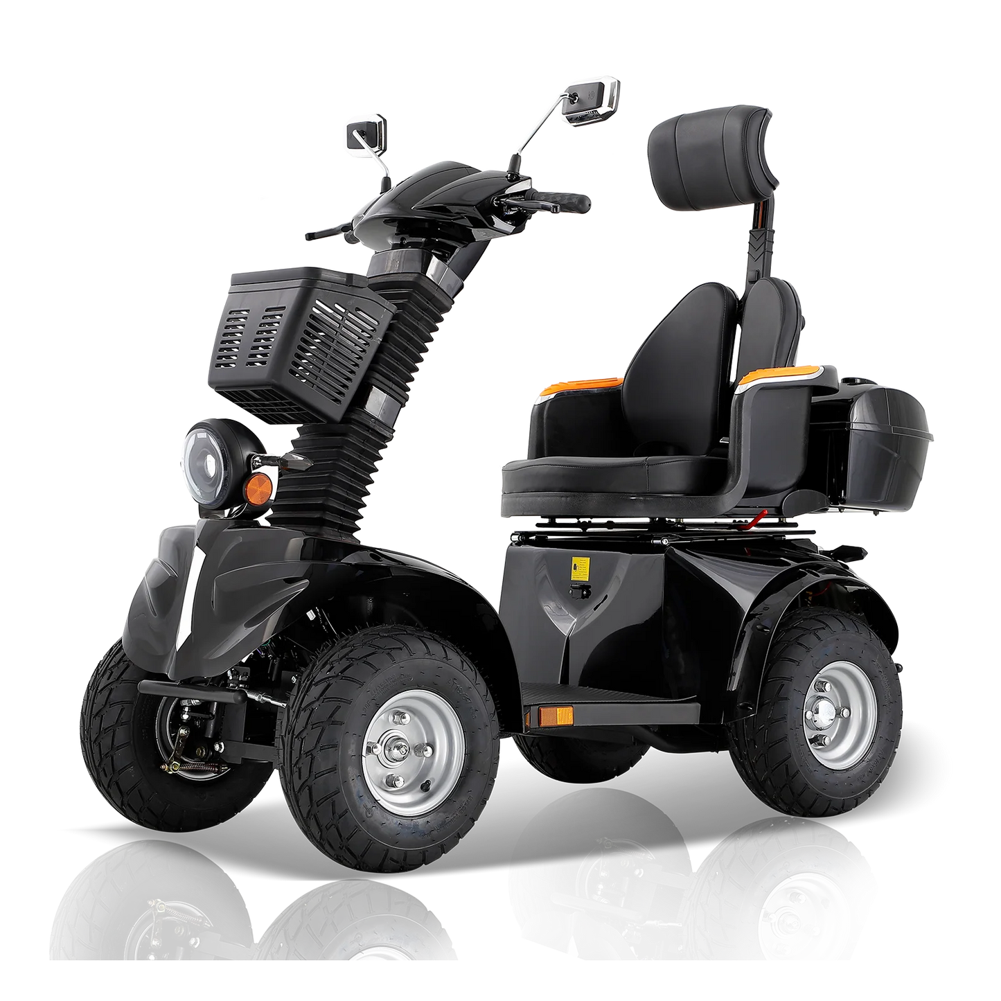 1000W Heavy Duty 4 Wheel Mobility Scooters 500lbs Weight Capacity, Powered Mobility Scooters for Seniors & Adult, 3 Speed Contro