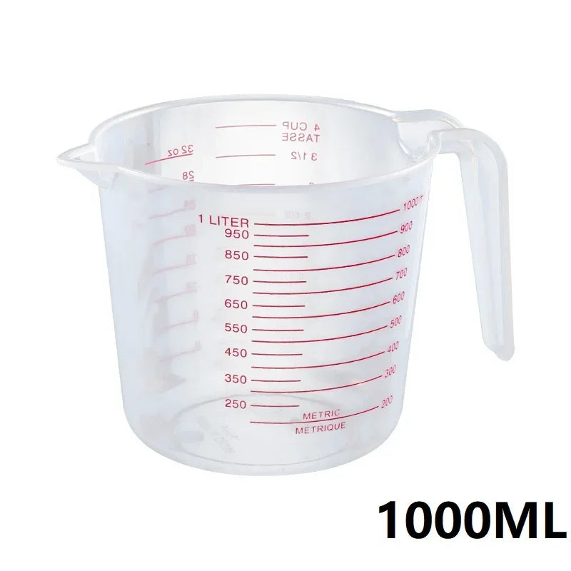 250 500 1000 Milliliter Silicone Measuring Cups and Spoons Plastic Jug Digital Kitchen Scale Baking Tools