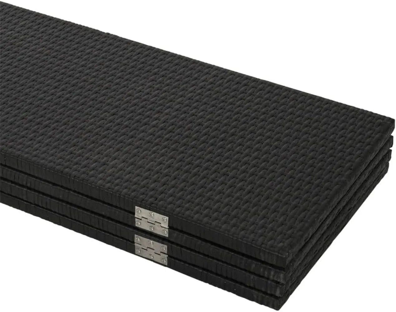 4 Panel Patio Privacy Screen Resin Wicker Weather Resistant