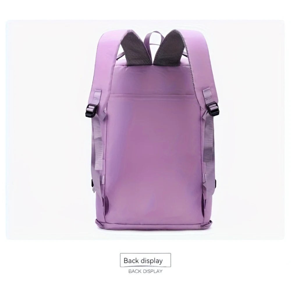 Women Large Travel Backpacks Waterproof Stylish Casual Daypack Bags with Luggage Strap Backpack Ladies Sports Yoga Luggage Bags
