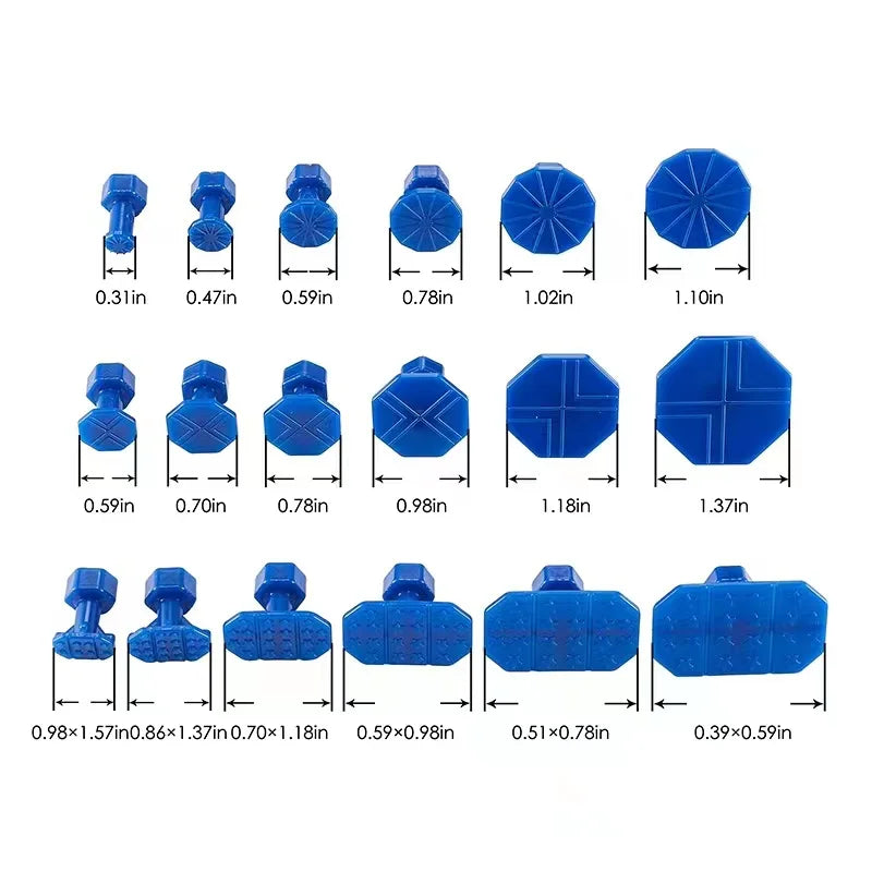 Car Paintless Dent Repair Tools Puller Removal Kit Slide Hammer Reverse Hammer Tool Body Suction Cup / Adhesive Blue Glue Tabs