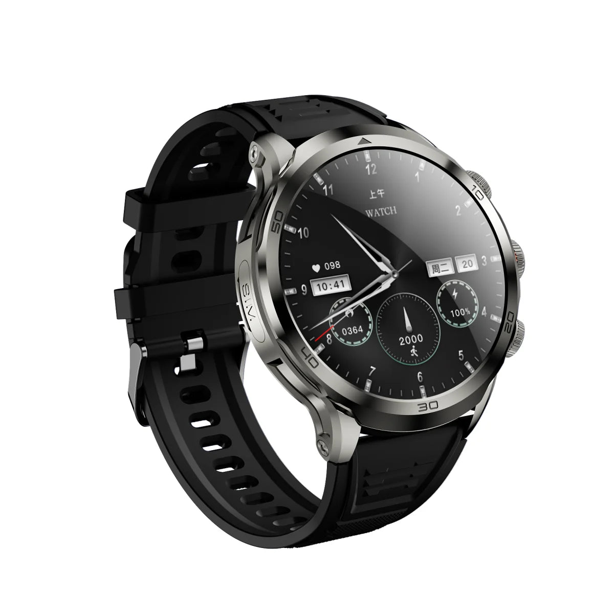GoldenSpike H19 Smart Watch Android 4G Smartwatch Men With 256GB Storage GPS WIFI Sim Card Slot Tiktok Whatsapp 1880Mah Battery