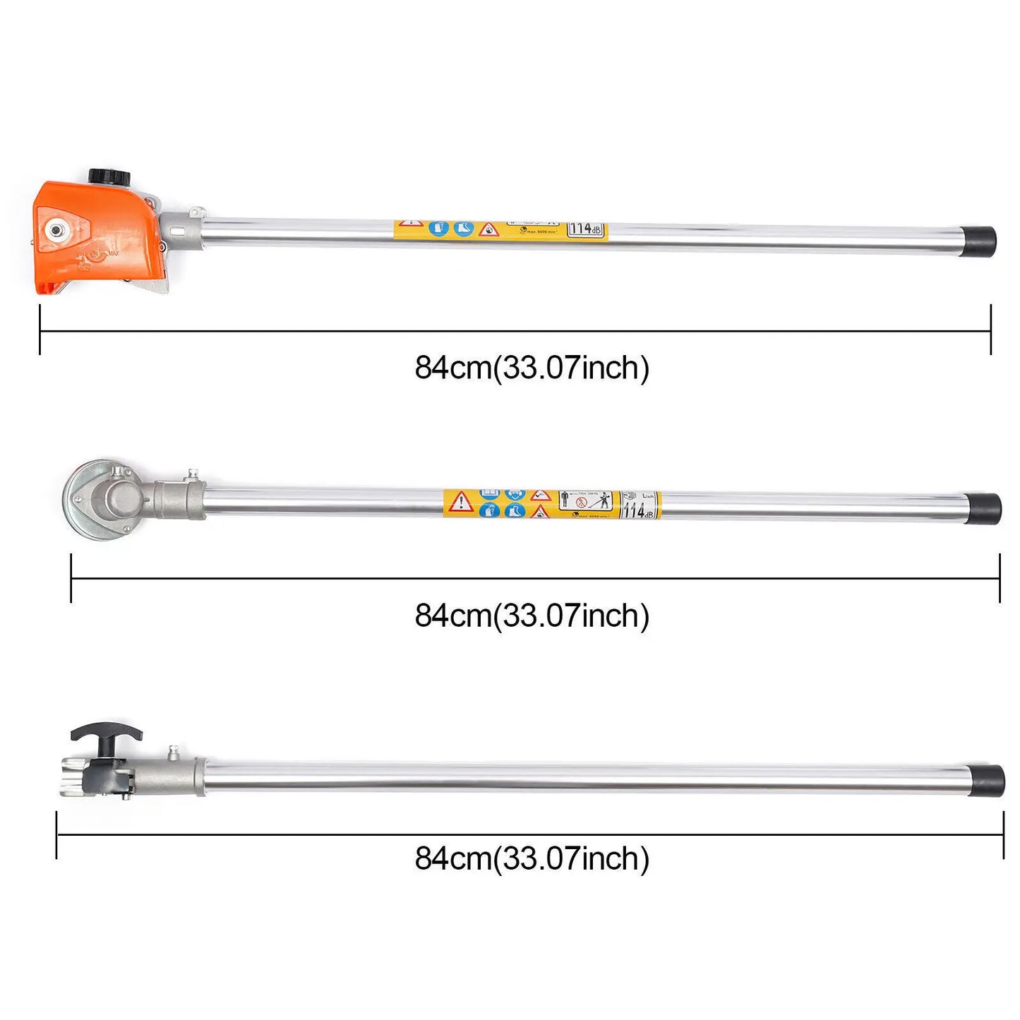 52CC Gas Weed Eater, Gas String Trimmer W/ 10'' Brush Cutter Gas Brush Cutter for Lawn Mower Yard Gas Weed Eater String Trimmer