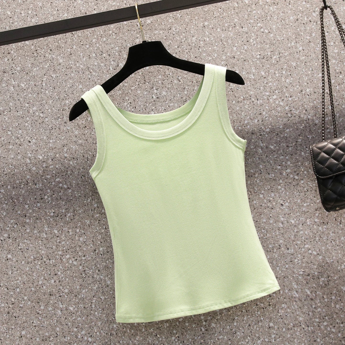 2025 Casual Cotton Comfortable Plus Size Tank Top Women Summer New Sleeveless Tops Wearing Outside Oversized Camisole