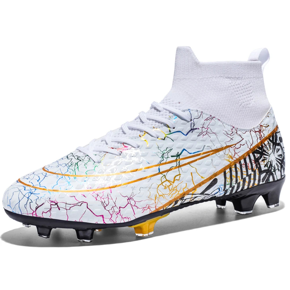 Men's and Women's Football Cleats Lightweight Outdoor Football Shoes Sports Sneaker Rugby Boots