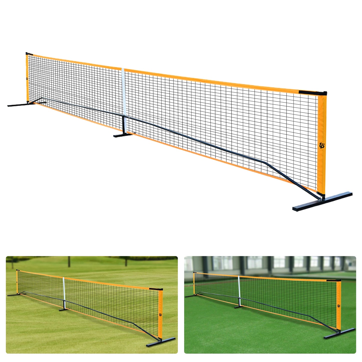 Portable Pickleball Net Set with 4 Pickleball Paddles Outdoor Pickleballs and Carry Bag also suitable for badminton, tennis