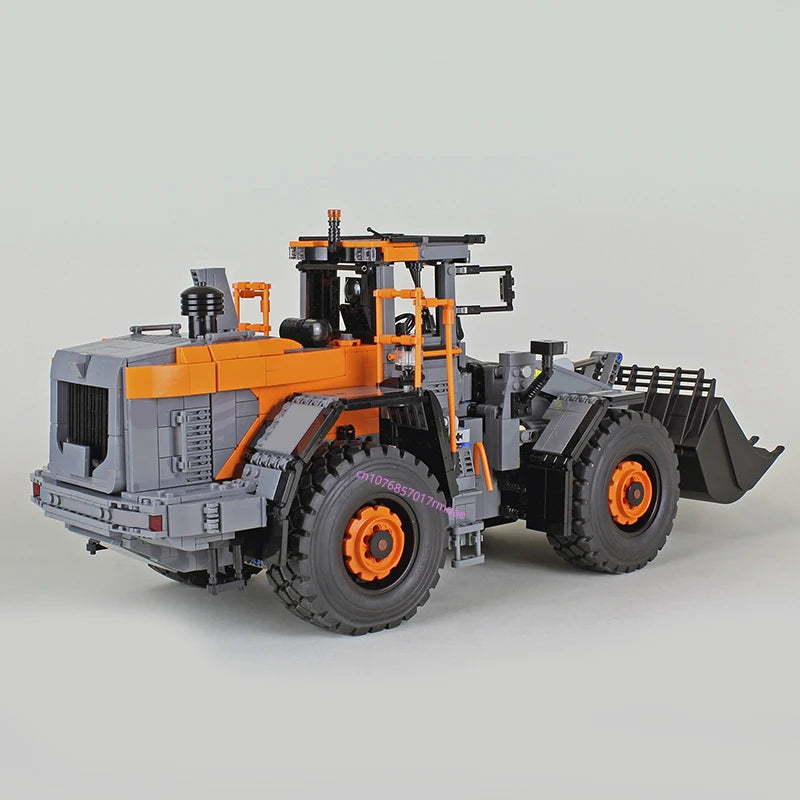 2617PCS Moc city Engineering RC 1:17 scale DL420-7 wheel loader model creative ideas ChildrenToy Gift Technology building blocks