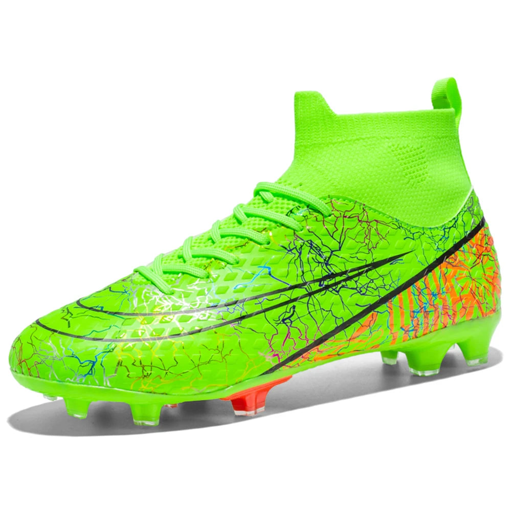 Men's and Women's Football Cleats Lightweight Outdoor Football Shoes Sports Sneaker Rugby Boots