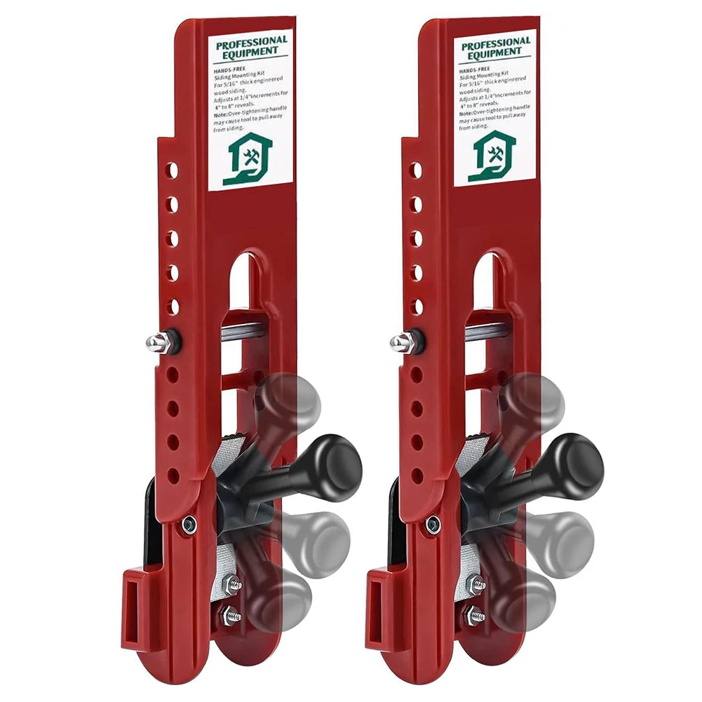 2Pcs Plastic Adjustable Siding Installation Tools for Wall Mounting High Efficiency Siding Mounting Kit Precise Lap Siding