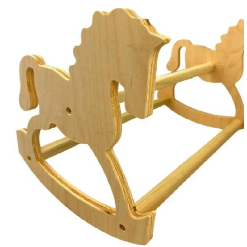 Chicken Roosting Bar Perch Rocking Horse Bird Toy for Coop Strong Wooden Chicken Swing Ladder for Parrots Baby Chicks Coop Chook