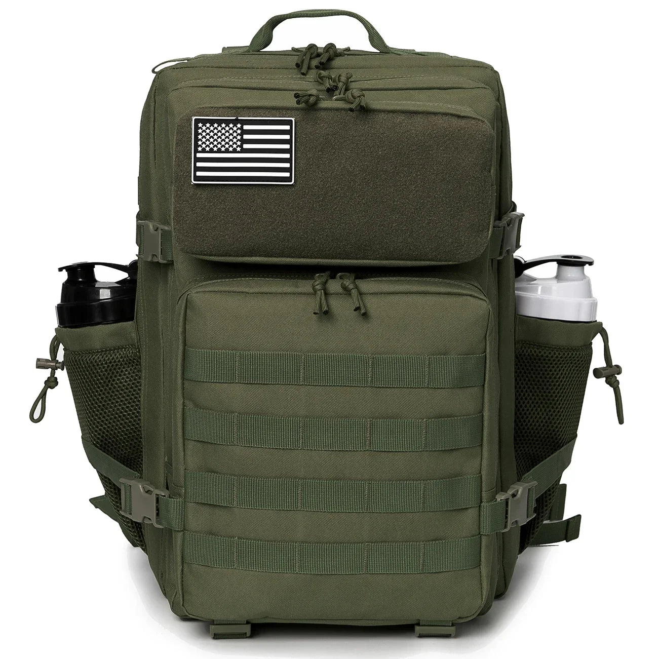 45L tactical backpack for outdoor sports hiking climbing travel with bottle holder travel backpacks camping gear for women/men