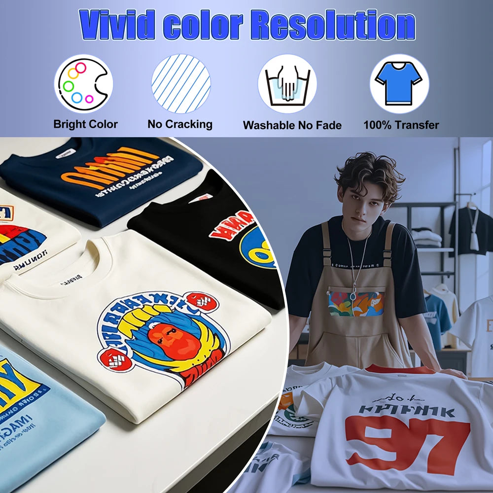 A3 DTF Printer L805/XP600 Impresora A3 DTF Printing Machine Direct to Film T-Shirt Printers DTF Printers For T-Shirt Hoodies