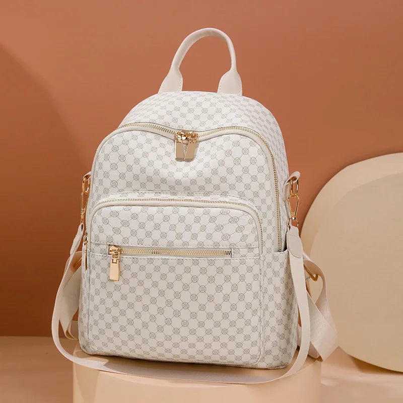 Vintage Printed Backpack for Women – 2023 New Fashion High-Quality Travel & Casual Shoulder Bag