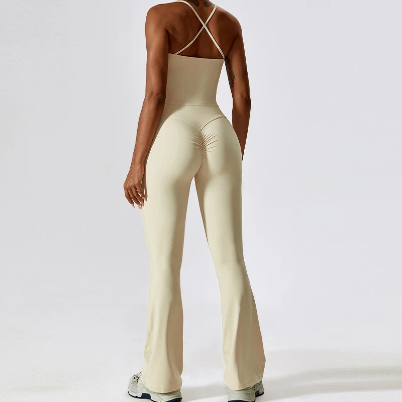 Naked Feeling Stretch Women Shockproof Workout Yoga Clothing Suit Running Quick Dry Tight Yoga Clothing Female Gym Workout Sets