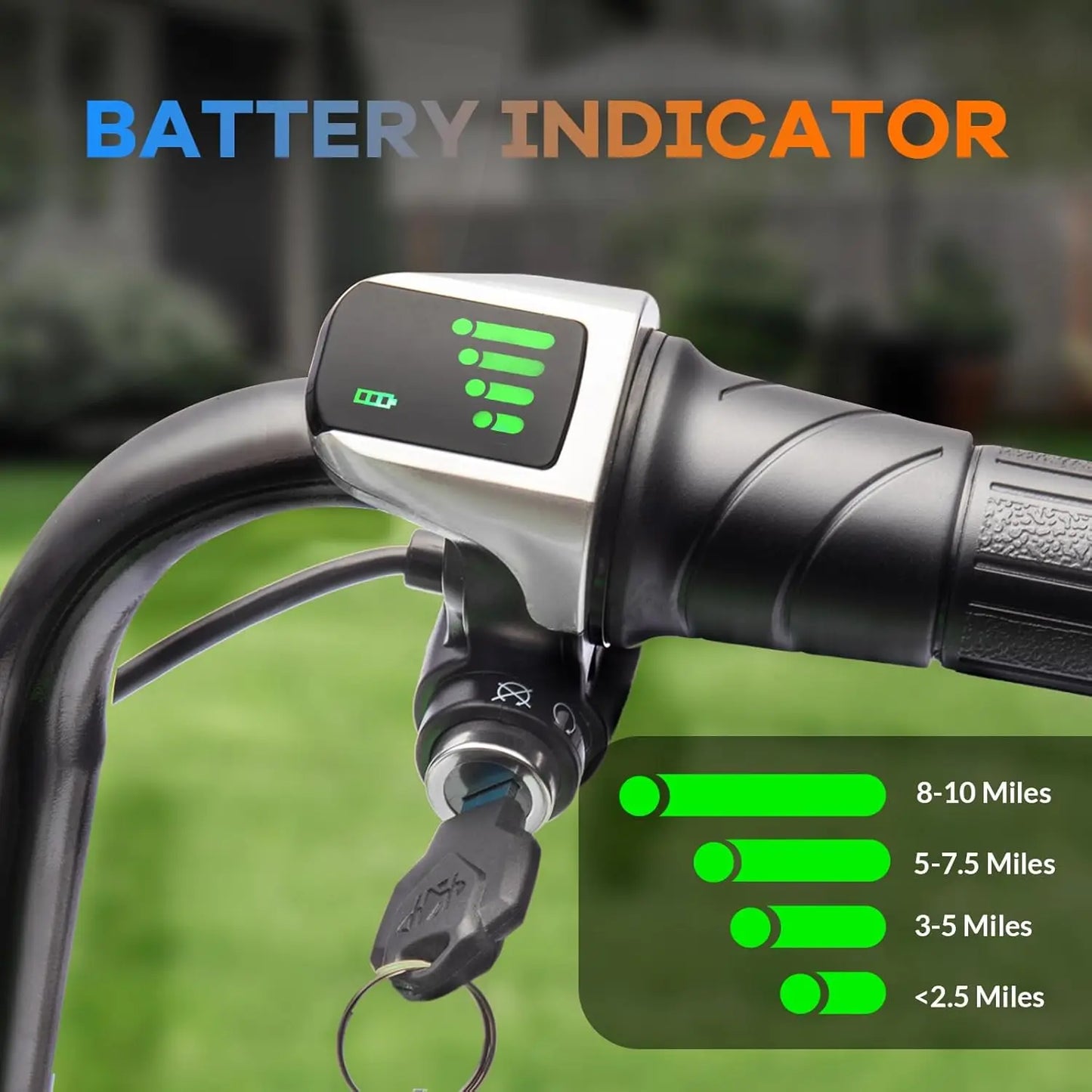 Electric Motorcycle for Kids, 24V 250W Kids Electric Dirt Bike, Two Speed Max Up to 14MPH & 60 Minutes Continuous, w/LED Light,