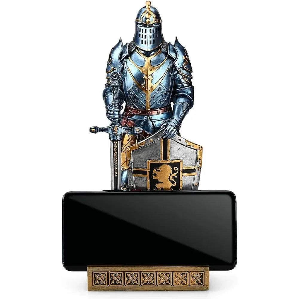 King's Guard decorated Knight statue Desk, desk accessories Pen holder Pen holder Office and home paperweight