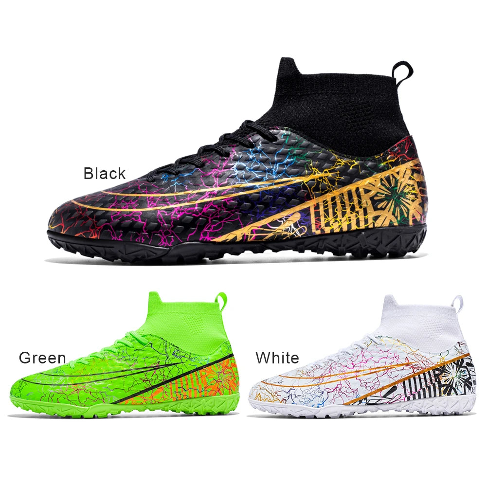 Men's and Women's Football Cleats Lightweight Outdoor Football Shoes Sports Sneaker Rugby Boots