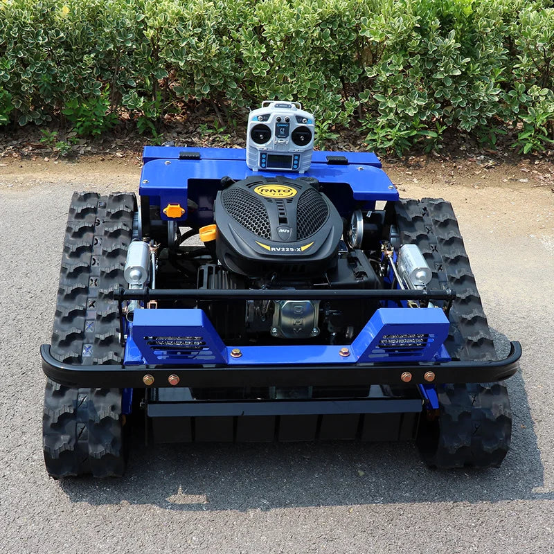 Remote Control Lawn Mower Rc Crawler 7.5HP Slope Mowing Machine Tracked Radio Controlled Grass Cutter Robotic Mowers