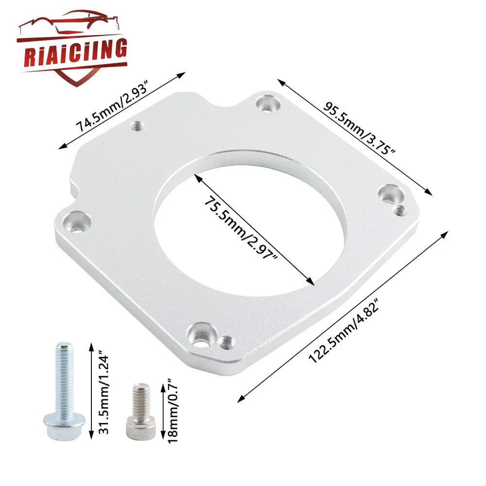Ls Throttle Valve Gasket Set Drive Bv Wire Throttle Body Adapter Easy installation 551567 Automobiles Parts Air Intake System