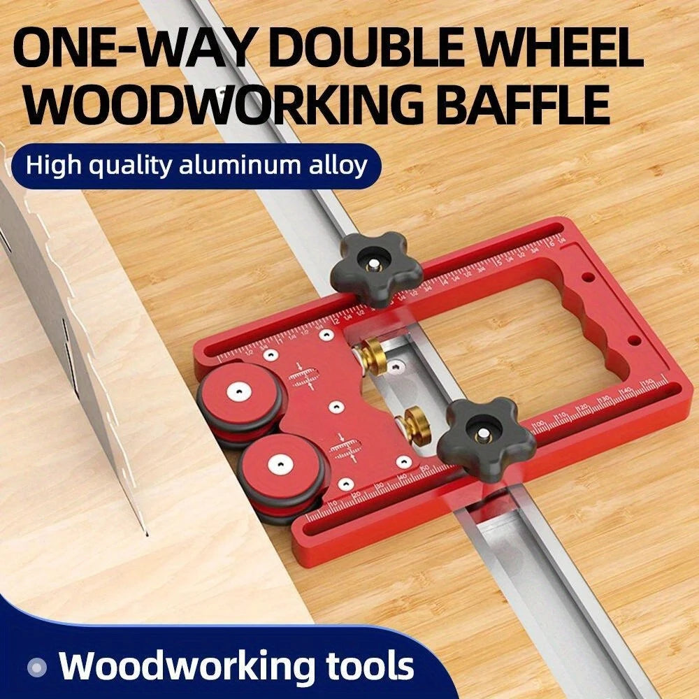 Allsome One Way Bearing Roller Featherboards Feather Boards for Table Saw Router Tables Band Saws Jig Guide