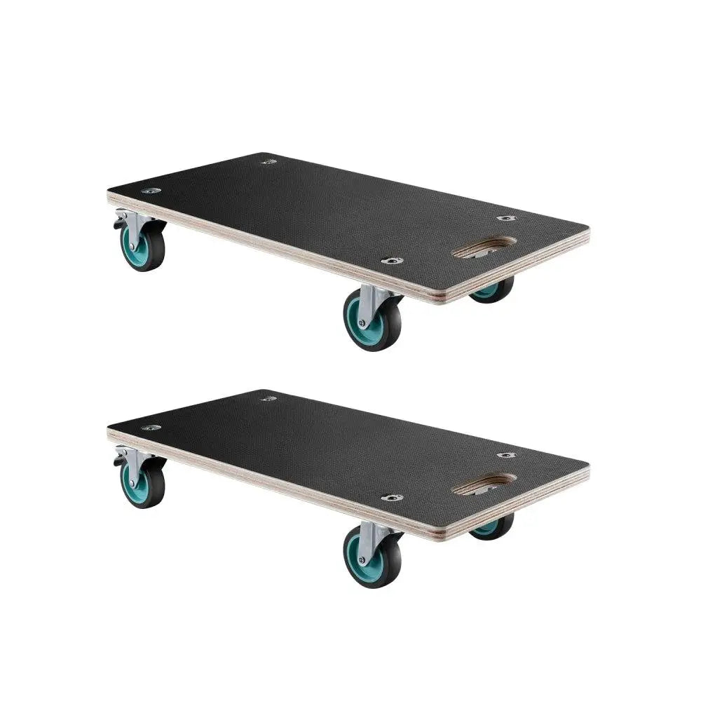 4Pcs Furniture Dolly Set Heavy Duty 551lbs Moving TPR Silent Wheels