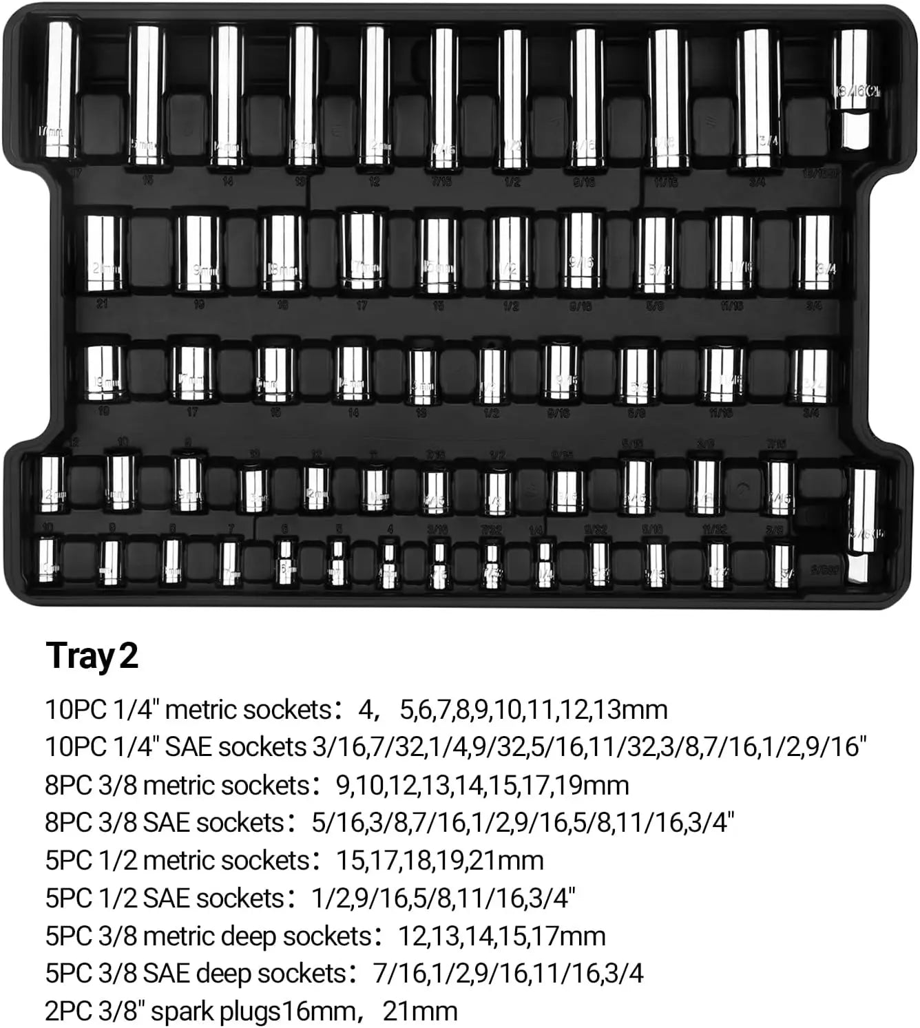 DEKO Mechanic Hand Tools Kit and Socket Sets 234Piece 1/2 1/4 3/8 Inch Ratchet Wrench Auto Tool Box Set for Car and Home Repair