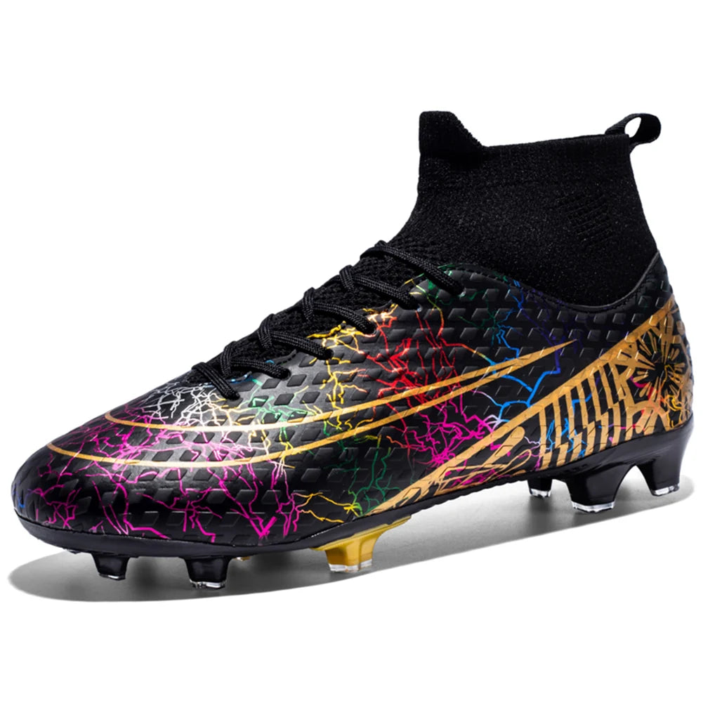 Men's and Women's Football Cleats Lightweight Outdoor Football Shoes Sports Sneaker Rugby Boots