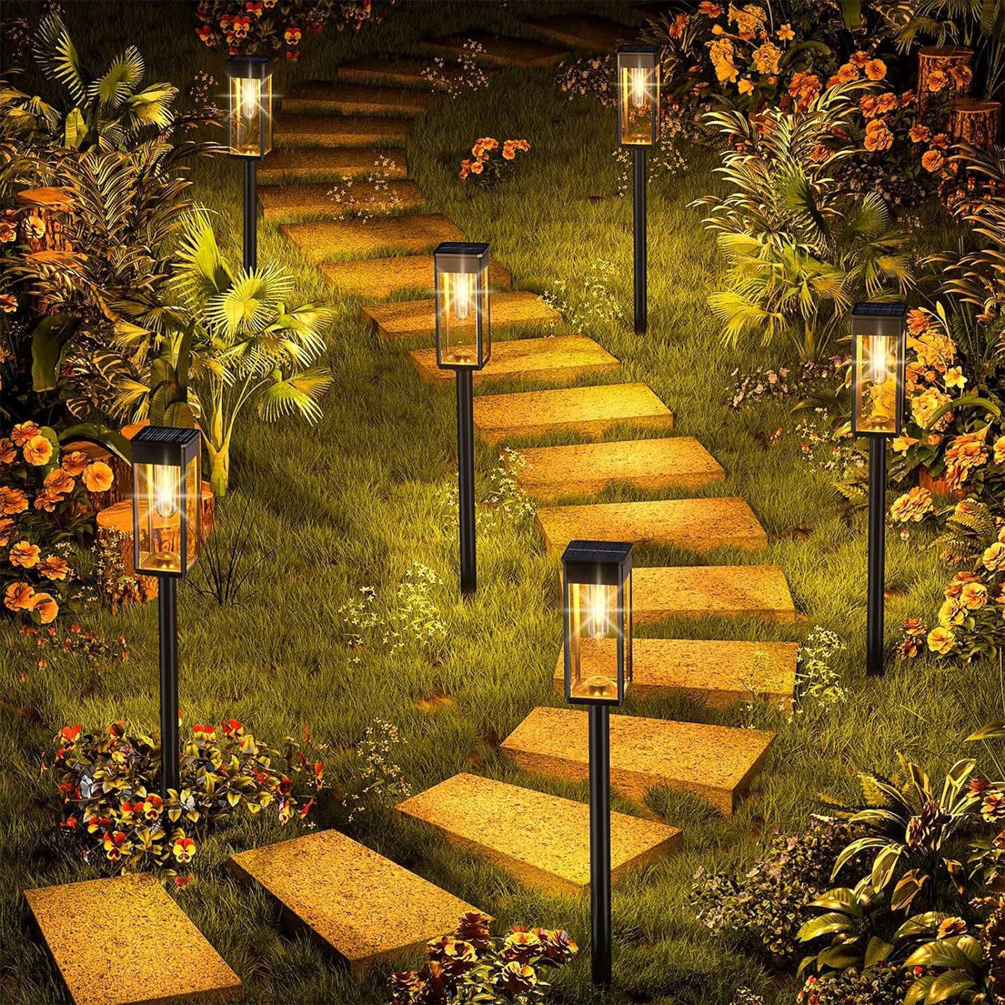 Solar Garden Lamp Outdoor Ground Lamp Landscape Lamp Solar Lawn Lamp Landscape Decorative