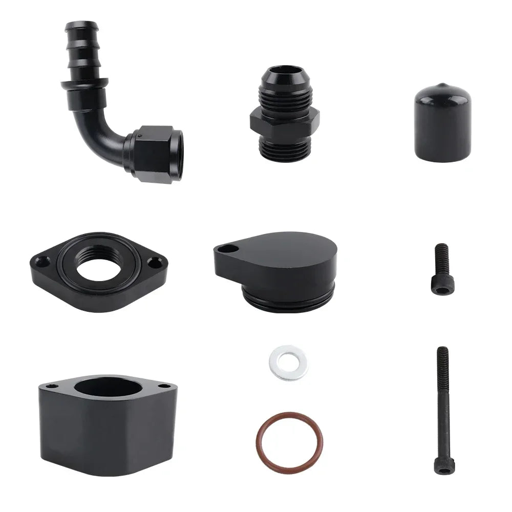 Reroute Engine Ventilation Kits For 2011-20 FORD 6.7L Powerstroke CCV PCV Car Engine Accessories Cooling System Parts
