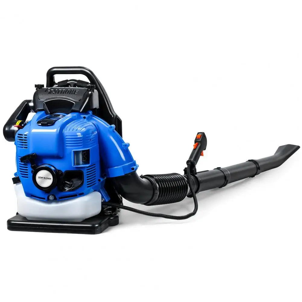 75.6CC Gas Powered Backpack Leaf Blower 750CFM 4-Stroke Snow Blowers Garden Power Tools for Lawn Care Yard Dust Debris