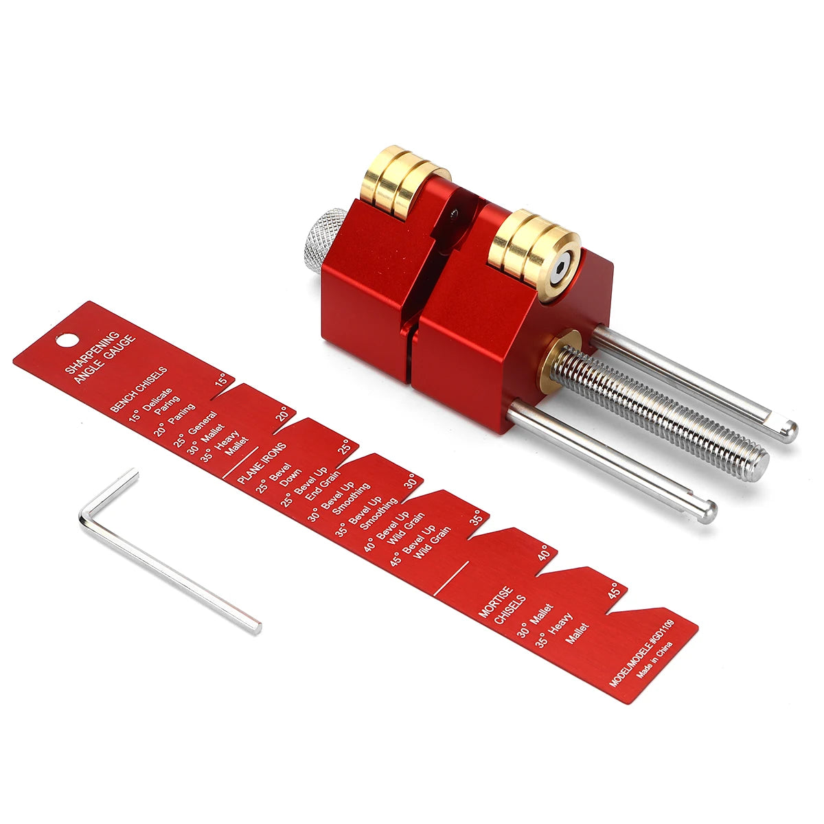 GD1109 Sharpening System Two Types Honing Guide Sharpening Holder Angle Fixture Angle Gauge for Woodworking Chisel