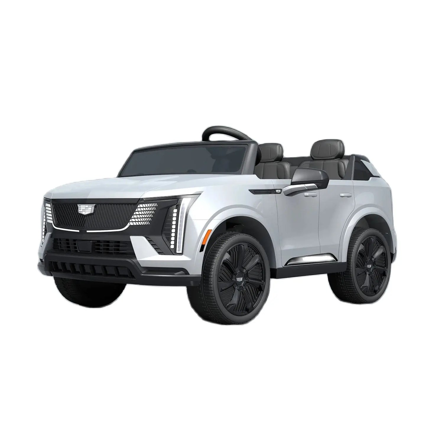 24V Ride On Car, Electric Vehicle With Remote Control, 2 Seater, 4-Wheel Shock Absorbers, Smooth Start, Led Lights For Kids