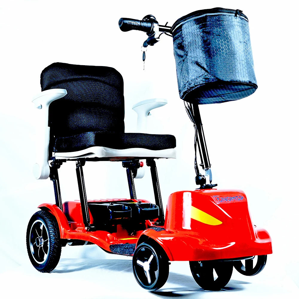 EU stock 15KG five wheels Magnesium mobility scooter, portable foldable electric scooter with luggage holder