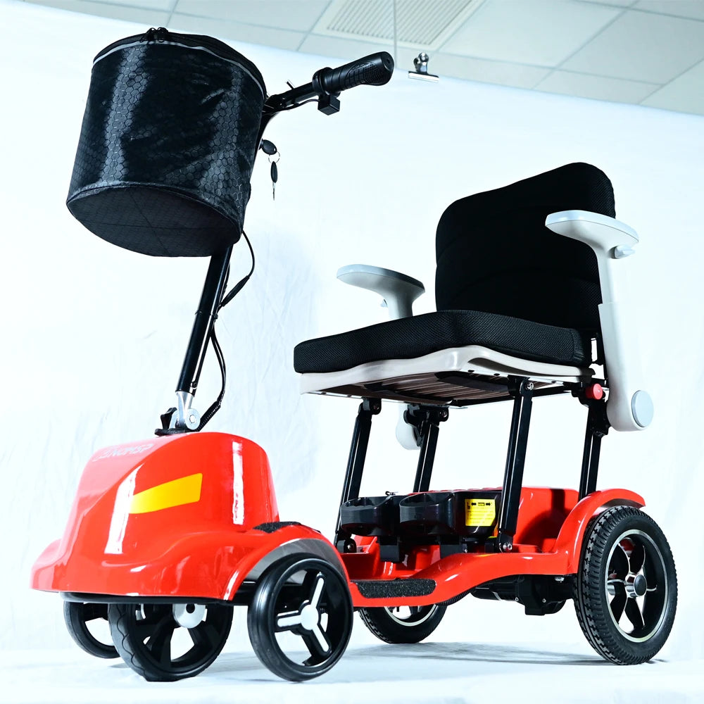 EU stock 15KG five wheels Magnesium mobility scooter, portable foldable electric scooter with luggage holder