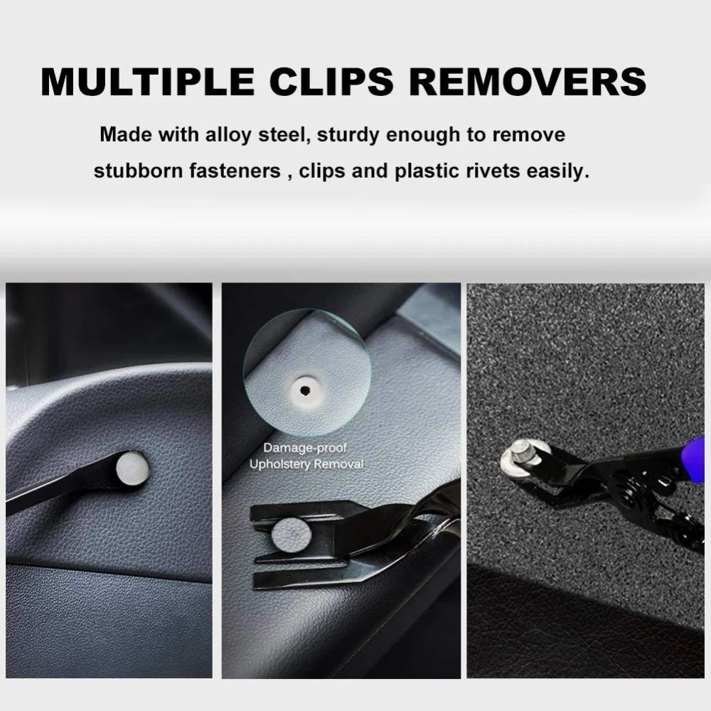 Garage Tools Car Interior Removal Kit Plastic Trim Door Panel Disassembly Suit Auto Clips Puller Diy Hand tool