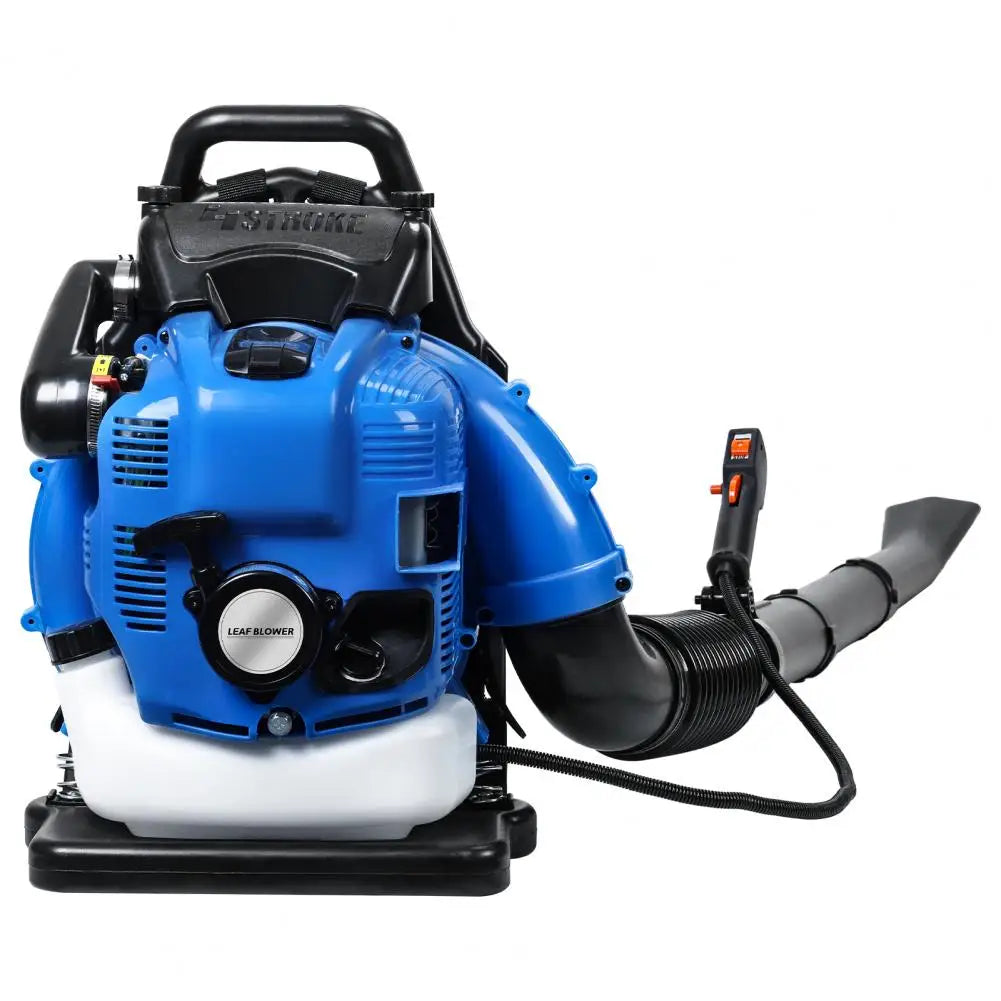 75.6CC Gas Powered Backpack Leaf Blower 750CFM 4-Stroke Snow Blowers Garden Power Tools for Lawn Care Yard Dust Debris