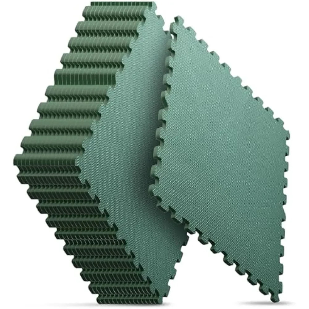 24 in x 24 in x ½ in - 16 Tiles Home Gym Mat, Puzzle Exercise Mat, EVA Interlocking Foam Floor Tiles for Home Workout Equipment