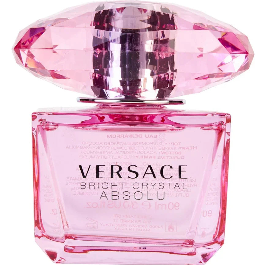 Versace Bright Crystal Absolu women Eau De Parfum Spray 90ml Tester Covered or uncovered, random packaging is rudimentary
