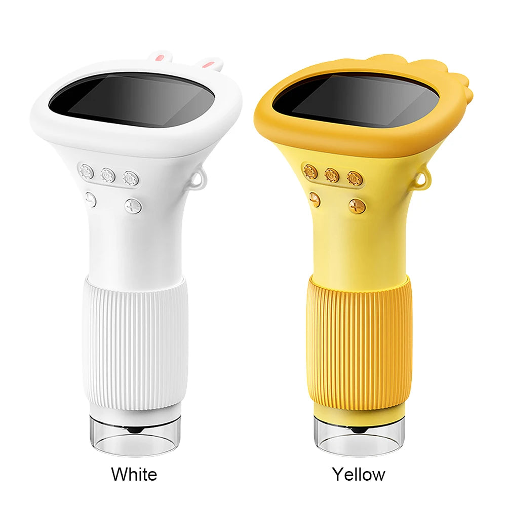 1000X Pocket Microscope for Kids 2 Inch IPS Screen Lab Digital Microscopes Equipment with 8 LED Light Mini Portable Microscopes