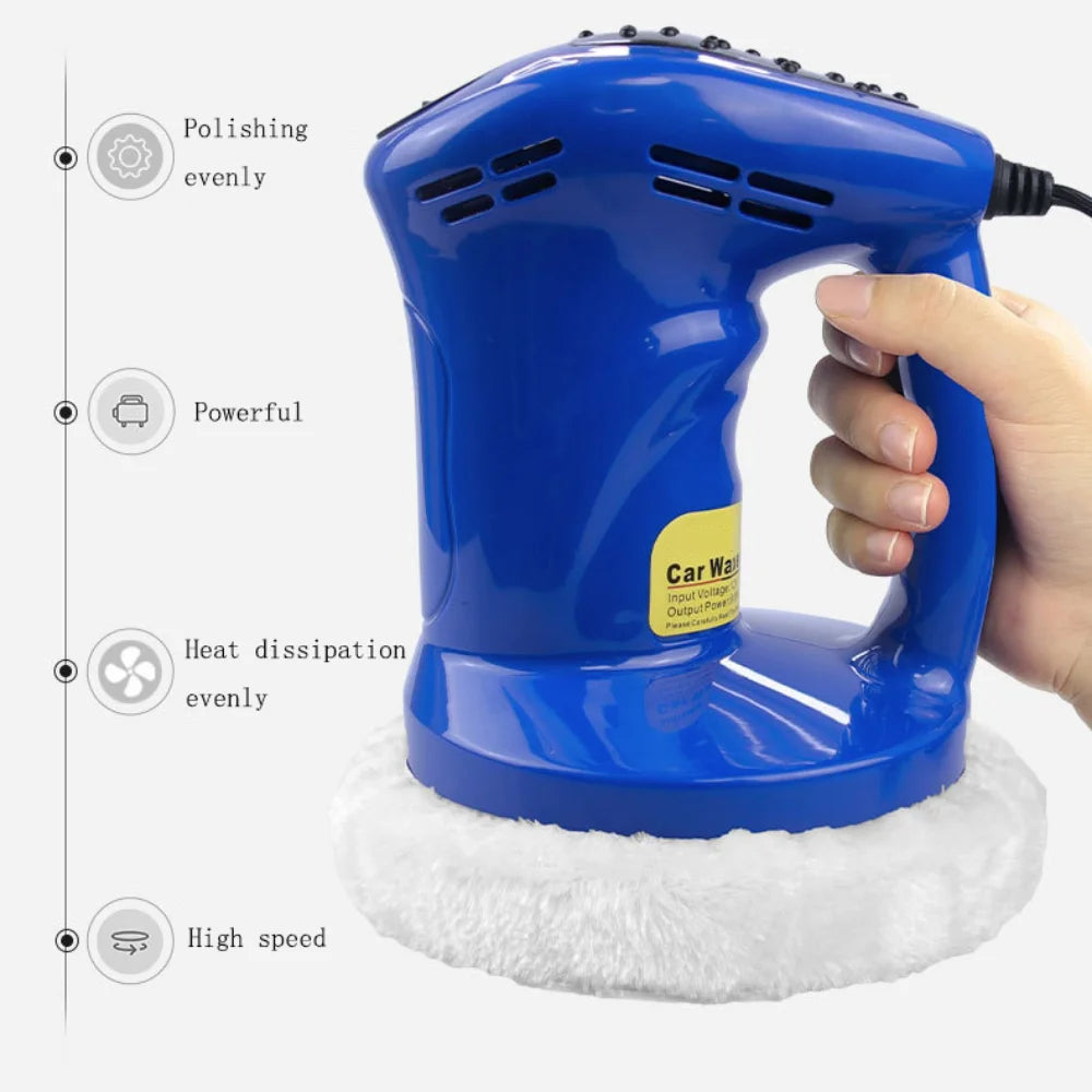 Portable Electric Car Polisher 12V Auto Beauty Polishing Waxing Machine Car Scratch Repair Tool Kit Floor Polishing Detailing